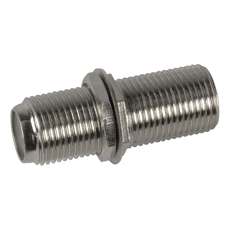 F ženski-ženski adapter uska vijčana nit, 27 mm duga