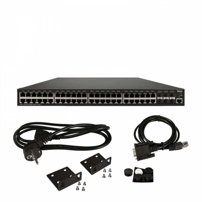 Ethernet Switch Layer 2+ 48xGbE + 6xSFP+ (10Gbps)