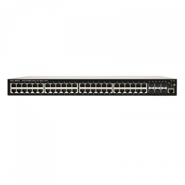 Ethernet Switch Layer 2+ 48xGbE (PoE+, 370W) + 6xSFP+ (10Gbps)