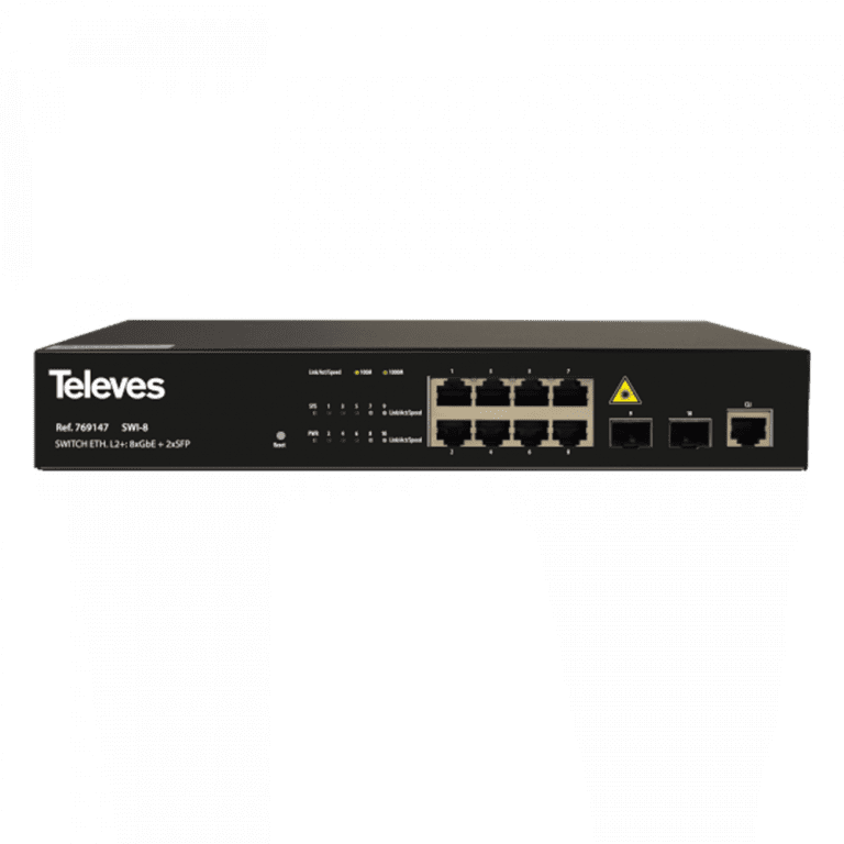 Ethernet sklopka sloj 2+ 8xGbE + 2xSFP (1Gbps)