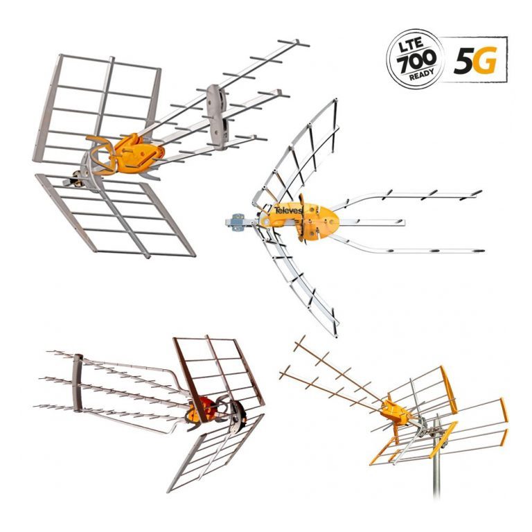 Vrhunske "Televes" zemaljske DVB-T2 HEVC antene sa i bez integriranim pojačalima