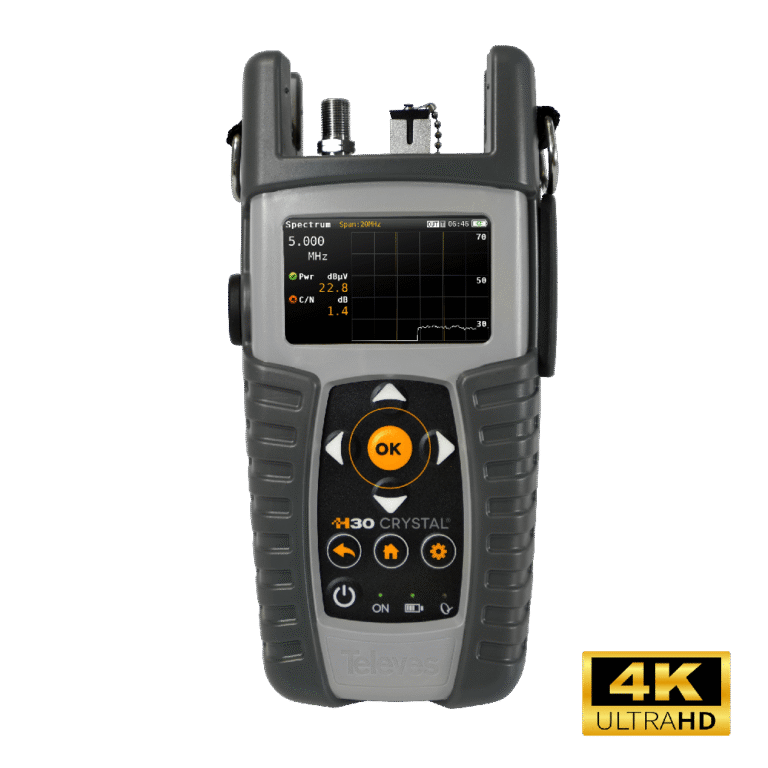 H30Crystal spektralni analizator - DVB-S/S2 + DVB-T + FO + Mjerač + Narukvica za pametni telefon