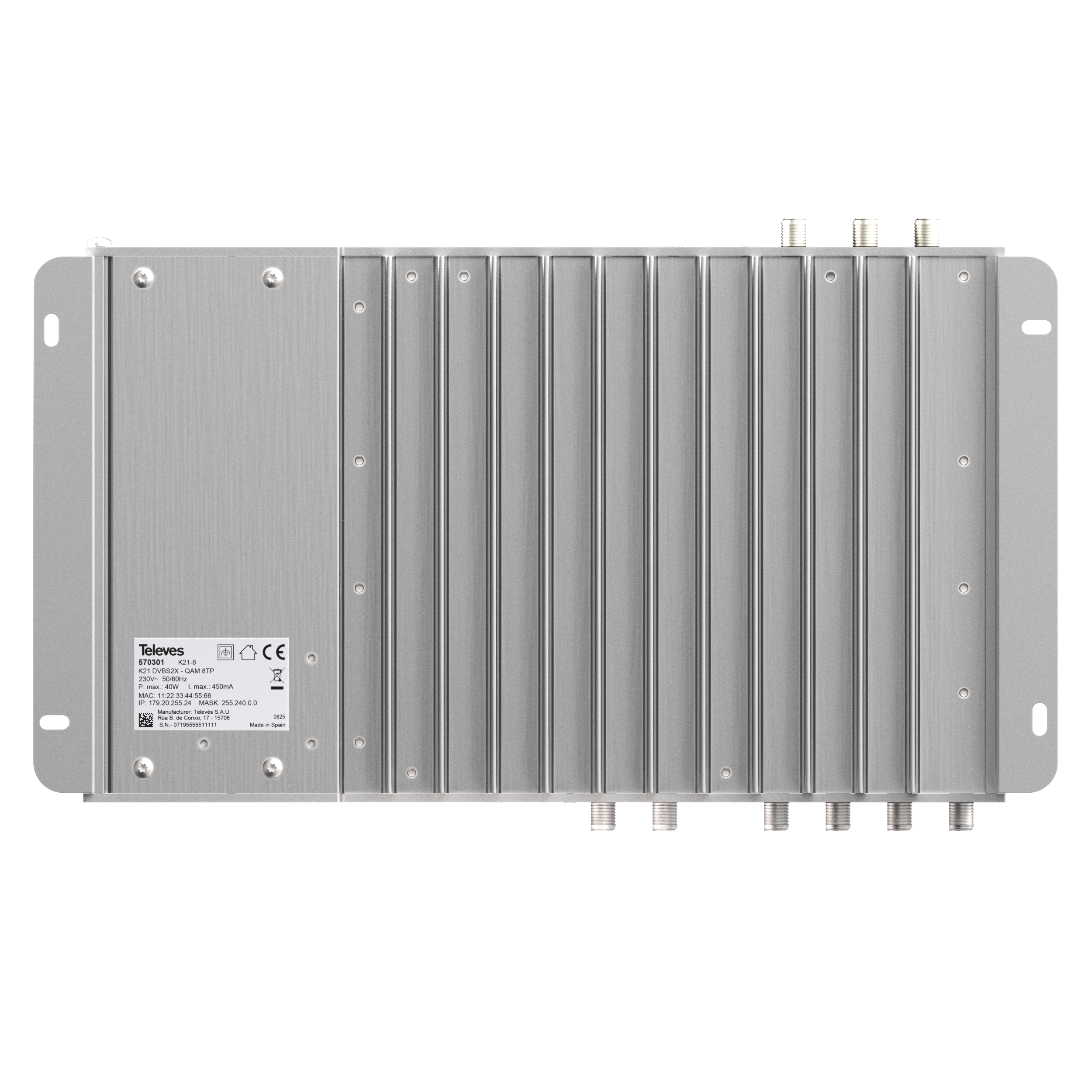 K21 kompaktni headend DVBS2X - DVBC (QAM), 8 do 16 MUX - Broj transpondera: 16TP - Slika 4