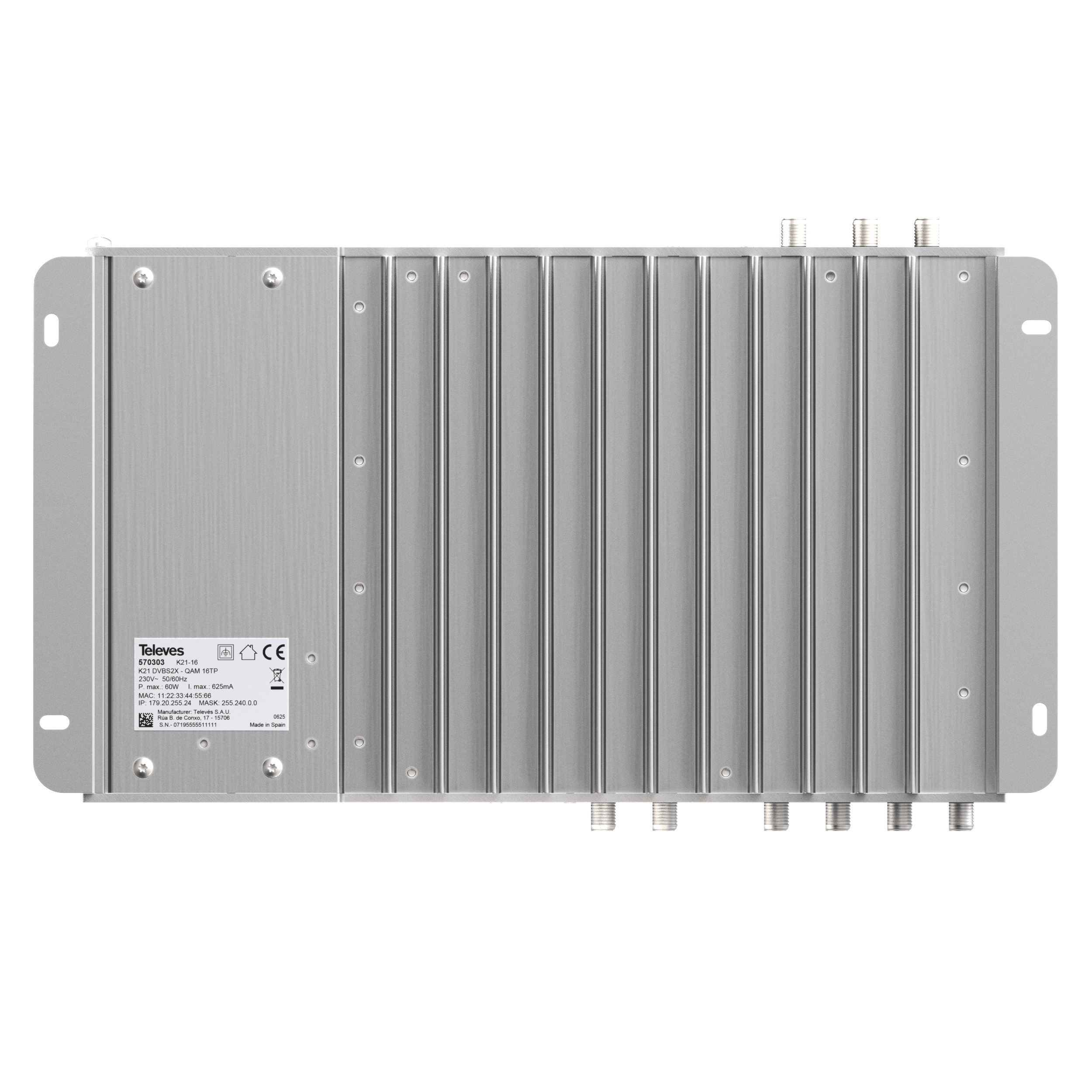 K21 kompaktni headend DVBS2X - DVBC (QAM), 8 do 16 MUX - Broj transpondera: 16TP - Slika 7